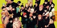 The series' characters as seen in the final color spread (Image via Gege Akutami/Shueisha)